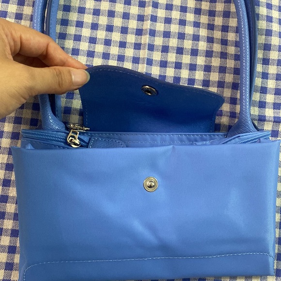 Longchamp Le Pliage Candy Blue Foldable Shoulder Bag - Picture 8 of 10